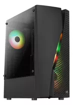 Gabinete Chasis Gamer Aerocool Wave Rgb Vidrio 4 Fans Frgb