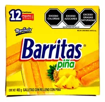 Barritas De Piña 402g Caja De 12 Piezas