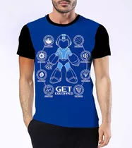 Camiseta Camisa Mega Man Megaman Série Jogo Nintendo Hd 1