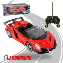 Carrinho De Controle Remoto Lamborghini 7 Funções Infantil