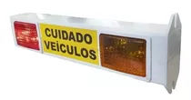 Entrada E Saída Veículos Sinalizador De Garagem Em Led Cor Da Luz Amarelo/vermelho 110v/220v