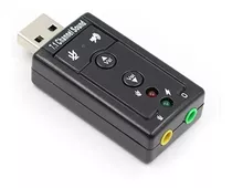 Tarjeta De  Sonido Usb Externa 3d Audio 7.1