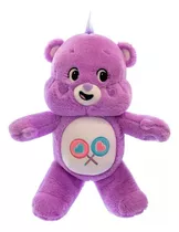 27cm Piruleta Morada Corazón Compartiendo Oso De Peluche