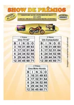 Jogo Bingo Personalizado Imprima 1.000 Cartelas Frete Grátis