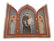 B. Antigo - Capelinha Sacra Com Imagem De Santo Antonio