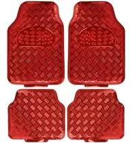 Tapetes Diseño Rojo Metalico Para Mahindra Kuv100