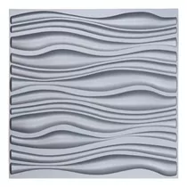 Panel Decorativo 3d Pvc 50x50cm Revestimiento Pared Sk088g