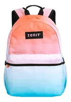 Mochila Escolar Sunset Colores Degrade Zenit