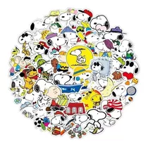 Snoopy - Set De 50 Stickers / Calcomanias / Pegatinas