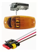 Lanterna Lateral Posicao Pisca Onibus Mp G7 Volare 5 Led 12v