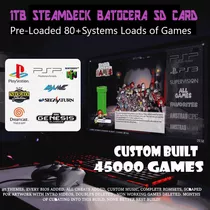 Batocera Steamdeck 1tb Sd Card- 45,000 Pre-loaded Games! Big