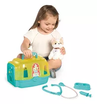 Mala Veterinária Pet Box, Estetoscópio Para Bebês De Pelúcia Para Animais De Estimação