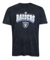 Camiseta New Era Slim Las Vegas Raiders Core Preta