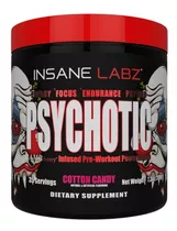 Pre Entreno Workout  Psychotic Insane Labz 35 Servicios