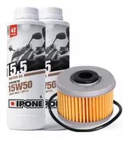 Service Lubricación Honda Cbx 250 Tornado Ipone Semi+ Filtro