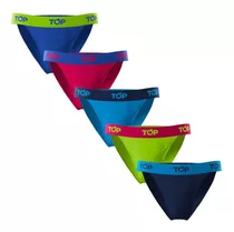 Slip Tanga Algodón Color Pack 5 C3