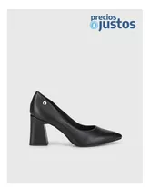 Zapato Stiletto Viamo Taco Cuadrado En Punta Amaru Comodo