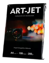 Papel Fotografico A4 High Glossy 200g 100 Hojas Brillante