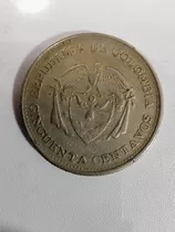 Moneda Colombia 50 Centavos 1963 (x1503