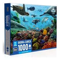 Quebra Cabeca Criaturas Marinhas 1000 Pecas Toyster