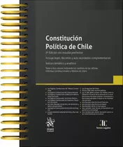 Constitución Política De Chile. 3ª Edición 2024 Anillado