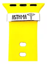 Amuleto Del Reloj Médico Asma, Etiquetas Estampadas Ma...