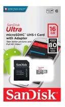 Tarjeta De Memoria 16gb Micro Sd Ultra Nuevo Sandisk