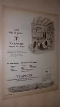 P367 Clipping Antigua Publicidad Vinos Trapiche Año 1957