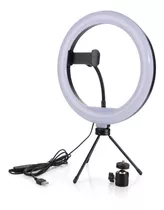 2 Iluminador Ring Ligth Led Luz Foto Selfie Maquiagem Usb