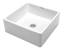 Bacha De Baño De Apoyar Piazza A037 Blanco Esmaltado