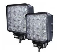 Pack X2 Focos Led Para Autos 48w Neblinero Barra Led 4x4