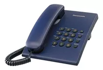 Telefono Fijo De Mesa Panasonic Kx-ts500 Color Azul 