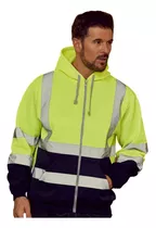 Sudadera Con Capucha Seguridad Alta Visibilidad Para Hombre