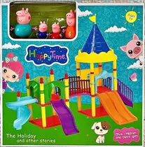 Peppa Pig Set Juguetes Muñecos Jardin Premium Playset George