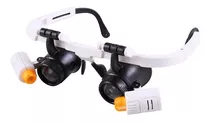 Lupas Lentes Relojero Ajustable 6 Lentes De Aumento 2 Led