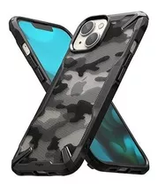 Funda Ringke Fusion X Camo Para iPhone 14 De 6.1 Design Color Camo Black (camuflado Con Bordes Negro) iPhone 14 6,1