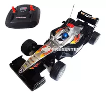 Carrinho De Controle F1 Formula Indy Deluxe Car Cor Preto/prata