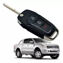 Chave Canivete Ford Novo Ranger 2014 2015 2020 - 3 Botões