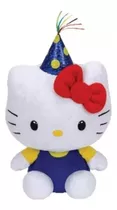 Pelúcia Ty Beanie Babies Hello Kitty Aniversário 15cm Dtc