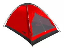 Carpa Spinit Basic Ii 2 Personas Playera Camping Verano Color Rojo