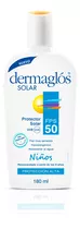 Protector Solar  Para Niños Dermaglós  Niños Fps 50 50fps  En Emulsión 180ml