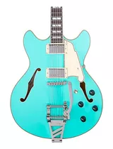 D'angelico Deluxe Dc Semi-hollow Electric Guitar With D'ange