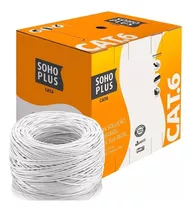 Cabo De Rede Cat6 305 Metros Furukawa Soho Plus Branco