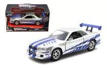 Nissan Skyline Gtr R34 Brian Rapido Y Furioso Jada 1:32