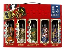 Kit Presente Dama Bier Degustação Longneck 5 Cervejas