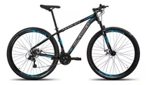 Bicicleta Aro 29 Alfameq Makan Freio Disco 21v Shimano Bike Cor Preto/azul Tamanho Do Quadro 17