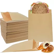 600 Bolsas De Papel Kraft, Bolsas Marrones Sándwiches ...