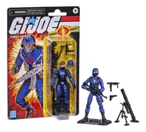 G.i. Joe Coleção Retrô 9,5 Cm Cobra Officer Comandos Em Ação