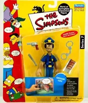 Playmates Toys The Simpsons Wos Officer Lou Original