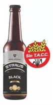 Cerveza Artesanal Sin Tacc Straus Black Porron 330 Ml 